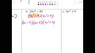 Notes 18  Factoring by GCF DOTS and Grouping [upl. by Malchus]