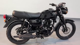 2023 Kawasaki W 175 Black Edition Rs 147 Lacs  Walkaround  Price  Colours  The Garage Official [upl. by Ynney]