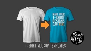 Mock Up A T Shirt Design in 6 Steps  Photoshop [upl. by Filide]