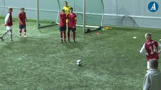 Erling Braut Haaland Scores At Age 13 [upl. by Atnas]