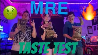 Insane MRE Taste Test [upl. by Ayanahs]