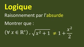 logique le raisonnement par labsurde [upl. by Yerocaj570]