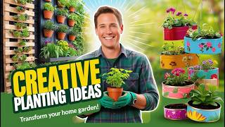 10 Creative Planting Ideas to Transform Your Home Garden  Easy amp Fun DIY Projects 🌱🌼 [upl. by Nahtanod]