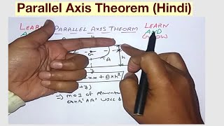 Parallel Axis Theorem Hindi [upl. by Nosredna]