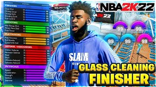 BEST GLASS CLEANING FINISHER BUILD NBA 2K22 CURRENT GEN BEST BIG MAN BUILD TUTORIAL CONTACT DUNKS [upl. by Alleda]