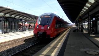 RE nach Nürnberg Hbf einfahrt in Lichtenfels mit Ansage [upl. by Tressia424]