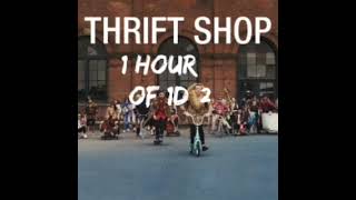 MACKLEMORE amp RYAN LEWIS  THRIFT SHOP FEAT WANZ 1 Hour [upl. by Enier823]