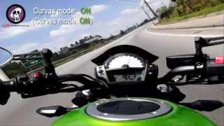 Kawasaki ER6n TOP SPEED [upl. by Akisey52]