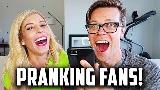 PRANK CALLING FANS Day 231 SONG LYRIC PRANK [upl. by Okier]