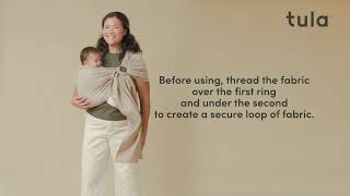 How to use a Ring Sling in a Hip Carry position [upl. by Carisa]