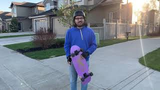 Evening ride on the Landyachtz Tugboat  UV Bengal Cruiser [upl. by Mharg821]