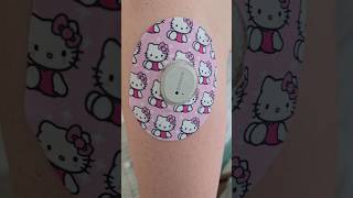 Dexcom Change w Hello Kitty diabetes t1d type1diabetes dexcom dexcomg7 diabadass hellokitty [upl. by Eusadnilem732]