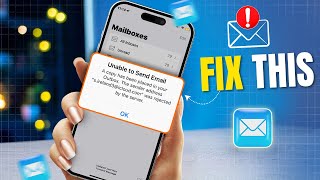 How to Fix Unable to Send Email on iPhone  Cannot Send Email From Apple Mail [upl. by Jaquenette]