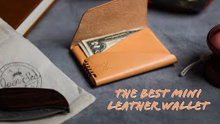 Minimalist Wallet  Gun Deck Mini Review  Vs Top Sider Mini from Open Sea Leather Co [upl. by Terrell]