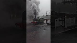 Lambton Colliery Loco No 29 Freight Train leaving Grosmont on NYMR Steam Gala 2024 shorts [upl. by Brit]