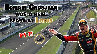 Everyone forgot Romain Grosjean was a BEAST at Lotus [upl. by Iramat]