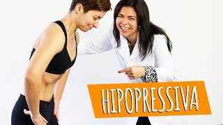 Abdominales Hipopresivos para reducir el abdomen  ¿Cómo se hacen [upl. by Akinam]