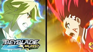 BEYBLADE BURST TURBO Episode 2 Achilles Vs Forneus [upl. by Welcy]