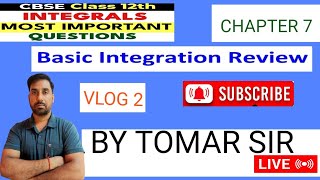 ncert amp CBSC maths class 12 chapter 7 integrals ex 71 maths integrationclass12education ex71 [upl. by Adnilec]