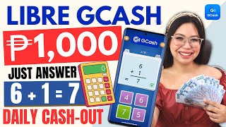 LEGIT APP 2024 CASHOUT PER DAY ₱1000 FREE GCASH  SAGOT LANG NG SIMPLE MATH SA PHONE  NO INVITE [upl. by Eillak345]