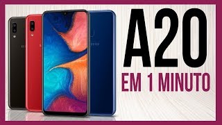 Galaxy A20 Ficha Técnica [upl. by Yrevi895]