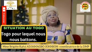 TOGO  L’alternance politique la démocratie et les droits fondamentaux  Brigitte Johnson Adjamagbo [upl. by Suvart]