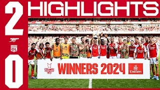 RICCARDO CALAFIORI MAKES DEBUT ❤️  HIGHLIGHTS  Arsenal vs Olympique Lyonnais 20  Emirates Cup [upl. by Milore]