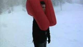 Snowpulse reusable avalanche airbag on Snow [upl. by Kcirrek]