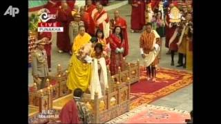 Bhutan King Marries in Elaborate Ceremony [upl. by Laryssa]