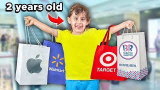 2 Year Old goes Shopping on his OWN [upl. by Mile]