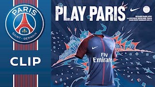 HOME SHIRT 2017  2018  PARIS SAINTGERMAIN [upl. by Terry91]