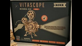 mmrutman is live building a ROKR vitascope 3d wooden film projector puzzle [upl. by Bashemath]