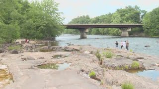 Young swimmer rescued on Saco River in Limington brought to hospital [upl. by Diver696]