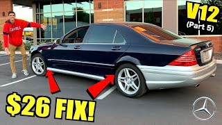 850 Mercedes V12 First Drive Simple 26 ABC Suspension Fix Part 5 [upl. by Indys]