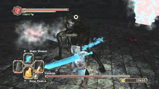 Dark Souls 2 Vendrick with Melee and only 4 Giant Souls on NG [upl. by Ahsiekrats]