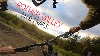 Rother Valley MTB Trails Guide Diggers Downhill Buzzards Woods Fort Elbow amp Drift Woods [upl. by Cioban758]