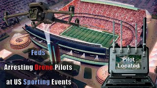 Drone Pilots Arrested at US Sporting Events  AntiDrone Tech [upl. by Novonod]