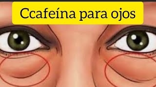 Como hacer aceite de cafeína para ojos Desinflama ojerasquita arrugasojos más descansados [upl. by Malti163]