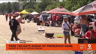 Cincinnati Bengals fans tailgate ahead of first preseason game of 2024 season [upl. by Isis]