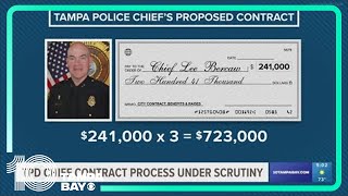 Tampa Bay Police Chief Lee Bercaws contract is under scrutiny [upl. by Kimberley]