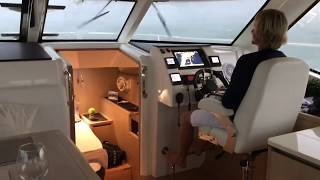 Aquila 44 running in bad weather Contact Justin Lindhorst for US sales 239 7707096 [upl. by Awahsoj95]