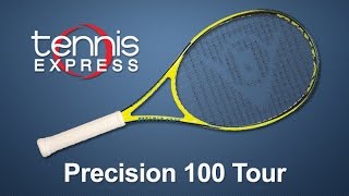 DUNLOP Precision 100 Tour Tennis Racquet Review  Tennis Express [upl. by Yunfei]