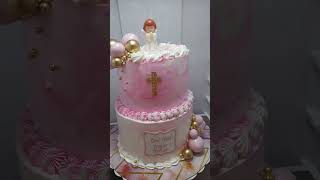 Christening Cake 😚 [upl. by Eanyl]