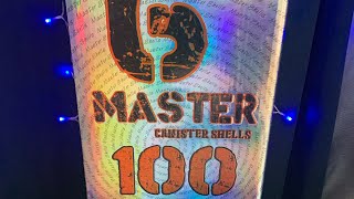 Master 💯 Shells Thanks for 100 Subscribers pyro 100 fireworks [upl. by Oigimer]