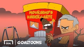 GOALTOONS Jose Mourinhos Kindergarten [upl. by Auhel]