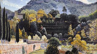 Cinematic Mediterranean Art • Paintings by Santiago Rusiñol [upl. by Virgilia]