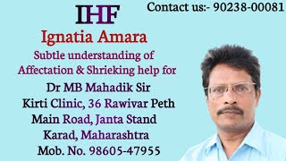 Ignatia Amara Dr MB Mahadik Sir homoepathy Ignatia Affectation Shriek ihf 25 October 2024 [upl. by Ozen836]