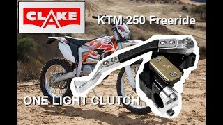 Clake One Light Clutch Monatge DEUTSCH  GER KTM 250 Freeride [upl. by Oler400]