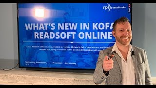 Watch the Webinar Whats New in Kofax ReadSoft Online [upl. by Boyse260]