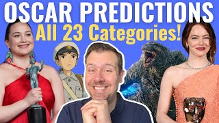 Very Final Oscar Predictions 2024 [upl. by Georgianna606]